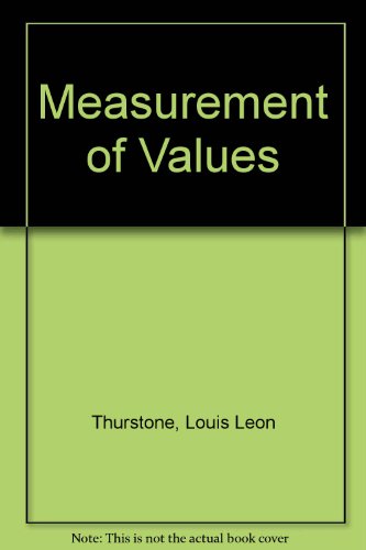 Measurement of Values