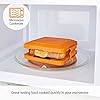 Morphy-Richards-511644-MICO-Toastie-Toasted-Sandwich-Maker-Microwavable-Cookware-Silicone-and-coated-metal-Orange Morphy Richards 511644 MICO Toastie Toasted Sandwich Maker Microwavable Cookware, Silicone and Coated Metal, Orange