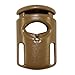 SGT KNOTS Toaster Ellipse Spring Cord Lock - Plastic Toggle Stopper for Paracord, Drawstrings, Clothing & More (10 Pack, CoyoteBrown)