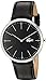 Lacoste Men's Stainless Steel Quartz Watch with Leather Calfskin Strap, Black, 20 (Model: 2010873)