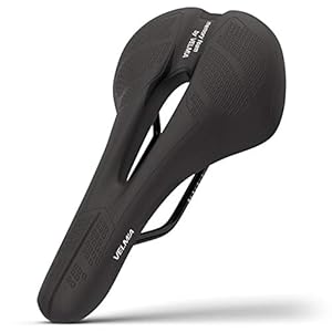 VELMIA Mountainbike-fietszadel van comfortabel traagschuim, MTB-zadel met ergonomisch [3-zones-concept] fietszadel voor…