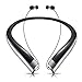 Bluetooth Headphones, Jpodream HX1100 Wireless Neckband Headset Sweatproof Sports Earbuds for Running with Mic - Black ?12 Hours Play Time, Bluetooth 4.1, CVC 6.0 Noise Cancelling?