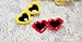 yagopet 20pcs/Pack New Dog Hair Clips Love Design Sunglasses Style Cute Dog Pet Hair Clips Mix Colors and Cute Bowknot Bows Pet Grooming Products Mix Colors Pet Hair Bows Topknot Alloy Clips