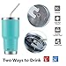 DYNAMIC SE 30oz Tumbler Double Wall Stainless Steel Vacuum Insulated Travel Mug with Splash-Proof Lid Metal Straw and Brush