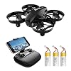 Potensic A20W Drone for Kids, Mini Drone with Camera 720P HD, RC FPV Drone 3 Batteries with Altitude Hold, Headless Mode…