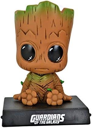 GROOT Guardians of The Galaxy Baby PVC Bobble Head Figure Car Dashboard Accessories Office Home Ultra Detail Doll. Limited Edition.