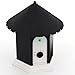 CY Outdoor Ultrasonic Dog Bark Controller No Barking House Anti-Barking Training Tool in Birdhouse Mode (Black)