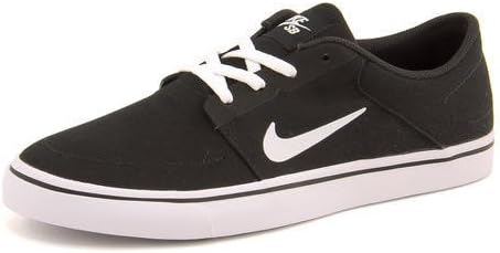 Amazon ナイキ Sb Portmore Cnvs Sbポートモアキャンバス 003 ブラック ホワイト Nike ナイキ スニーカー