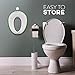 Potty Training Seat - Toddler Toilet Seat Cover w/Integrated Splash Guard | Fits Round & Oval Toilet Seats | Safe & Easy to Use, No Messy Clean Up | Toilet Training, Potty Trainer, Child Toilet Seat