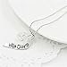 4EAELove Elk Necklace Heart Couple Pendant Matching Deer Head Promise Gift Engraved Her Buck His Doe For Lover Christmas Valentine's Day Alloy