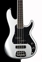 G&L USA SB-2 Bass, Silver Metallic, Ebony Fretboard, #12 Neck
