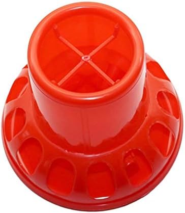Amazon Com Anusa 2kg Poultry Feeding Tools Red Plastic Chicken