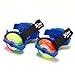 Illuminating Rollers, Heel Wheels, in 3 Exciting Colors, Xino Sports Heel Skates