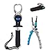HJJS Fishing Pliers (Air-Craft Grade Aluminum) and Fish Gripper (Stainless Steel) in a Combined Set of Fishing Tools