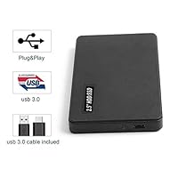 Leiyini Stylish, Lightweight USB3.0 Mobile External Hard Drive 3TB / 1TB/2TB Portable HDD Mechanical High Speed Hard Drive Portable Disk 1TB 2TB HDD SDD 3TB 4TB Type - C PC 500GB