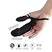 Personal Wireless Finger Sleeve Hand held Electric Massager, USB Rechargeable Waterproof Portable 10 Powerful Modes Massage for Muscles Back Neck Foot Shoulder -Black