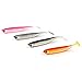 JOHNCOO Fishing Lure 3D Eyes Shad Lure Soft Bait Soft Silicone Bait Swimbaits Plastic Lure Pack of 24pcs 70mm/2.76in
