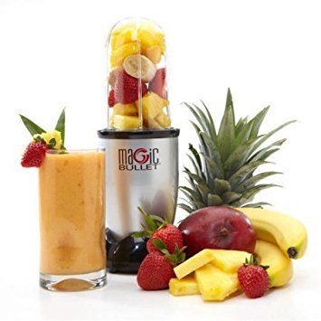 Magic Bullet, 7-Piece, Silver, 250W high-torque power base, Grate, grind, blend, chop and mix with one machine (1) - Thumbnail 4