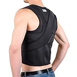 THE ULTIMATE Posture Corrector for Women & Men Under Clothes | Effective & Comfortable | Back Brace for Slouching & Hunching -Shoulders Clavicle Support | Upper & Lower Back Supports | Body Therapy