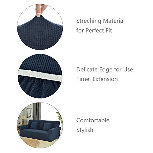 image for Loveseat Sofa Slipcovers for Living Room Spandex Polyester Slipcover J