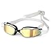 MP Michael Phelps XCEED Swimming Goggles, Mirrored Lens, White/Black Frame