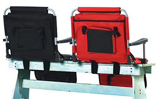 Picnic Plus Stadium Seat with Arms, Straps to Bench & Bleachers - Thumbnail 6
