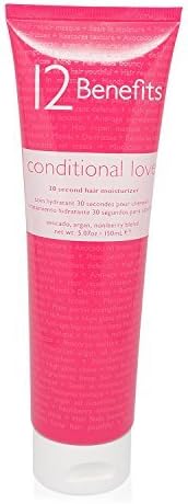 12 Benefits Conditional Love 30 Second Hair Moisturizer Treatment for Unisex, 5.07 Ounce by 12 Benefits