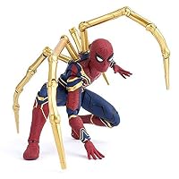 Xiao Yu Yan Avengers Infinity War Iron Spider Spiderman Super Hero Figure Model Toys for Childre