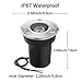 Landscape Lights 2W INNERWILL LED Low Voltage Landscape Lights 12V 24V Pathway In Ground Well Lights with Transformer Outdoor Landscape Lighting for Deck, Garden Lighting（Warm White, 8 Pack）