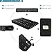 iClever IC-KP02 2.4G Wireless Ultra Slim Numeric Keypad with Li-ion Battery Built In, Black