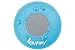 Guppy Water Resistant Bluetooth Shower Speaker - Wireless Portable, Kid-friendly, Built-in Control Buttons, Speakerphone, Powerful Suction Cup, Safety Lanyard - Best for Indoor & Outdoor Use (Blue)