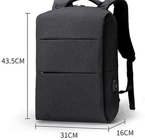 XKS High-Capacity Men's Travel Backpacks - Business Backpacks - Casual Canvas Security Computer Bags - Trendy School Bags