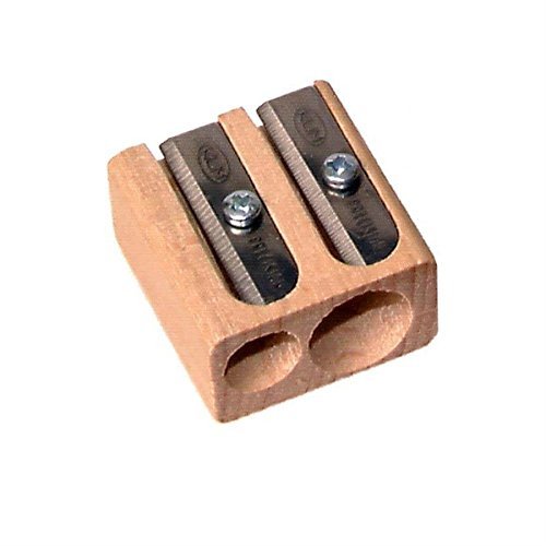 3 X KUM Wood Cutter 2-Hole Pencil Sharpener (142-17)