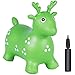 Best Choice Products Kids Green Deer Hopper, Inflatable Jumping Deer Ride-on Bouncy Pump Included