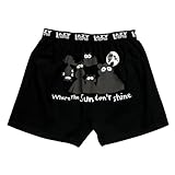 Lazy One Men's Sun Don't Shine Boxers