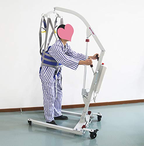 Full Body Patient Lift Slings Drive Medical Thigh Hip Waist Lumbar Back Supports Standing Aids Leg Trainers Exercise with Padded Chest Buffer Large Load Capacity 506 Lbs AnyBack