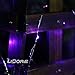 LIDORE Micro LED 20 Purple String Lights with Timer, Battery Operated on 7.87ft Long Silver Color Ultra Thin Copper Wire