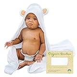 Baby Bamboo Hooded Towel, Bath-Hooded Towels for Infant & Toddler Boys & Girls (Extra Soft)
