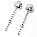 LeafLoveLife - Tea Infuser - Long Handle Stainless Steel Heart Shaped Tea Infuser Strainer Spoon - Set of 2- Dishwasher Safe