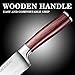 Moone Pro 8 inch kitchen Chef's Knife Sharp Blade Wood Handle High Carbon Stainless Steel Knives