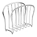 InterDesign York Lyra Newspaper and Magazine Rack for Bathroom, Office, Den - Chrome