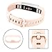 Vancle For Fitbit Alta HR Bands/Ace Bands and Alta Bands (10 PACK), Classic Accessory Alta HR and Alta Bands Replacement Wristbands for Fitbit Ace/Alta and Alta HR (Blush Pink, Large)