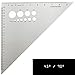 Ludwig Precision 45-90-Degree Aluminum Drafting Triangle, 10-INCH