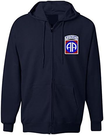 American Law Enforcement Military 82ND AIRBORNE Jacket Zipper Hoodie-4XL
