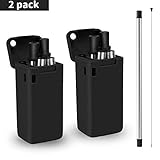 Senny 2 black B07PD1WHGT Reusable Drinking Straws, 2, Black & Black