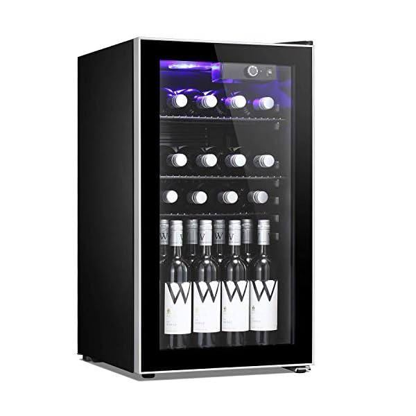 Bossin-26-Bottle-Wine-Cooler-Counter-Top-Wine-Cellar-Bar-Fridge-Quiet-Operation-Compressor-Wine-Cellar-Freestanding-Counter-Top-Wine-Chiller-Cabinet-Refrigerator