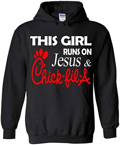 This Girl Runs On Jesus and Chick-Fil-A Hoodie