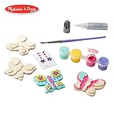 Melissa & Doug Created by Me! Butterfly Magnets, Arts & Crafts, Easy to Assemble, Supplies for 4 Projects, 8.75" H x 5" W x 1" L