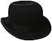 Scala Classico Men's Wool Felt Bowler Hat, Black, Large
