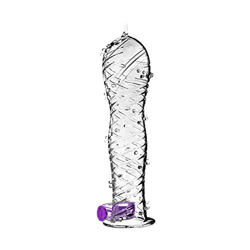 4Pcs/Set New Soft Silicone Reusable Spike Condom Toy Dotted Ribbed -no Sex Pill delay - Thumbnail 6